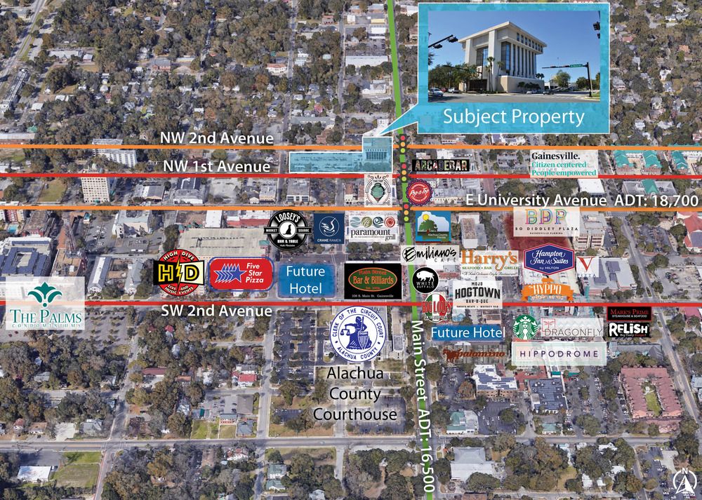 Downtown Wells Fargo Building: 104 N Main St, Gainesville, FL 32601